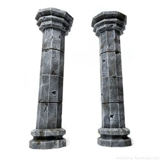 Stone columns (PAINTED)