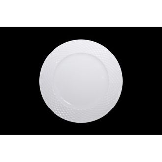 25108 Тарелка с бортом круглая d=20 см., плоская, фарфор, Polo, Egypt porcelain