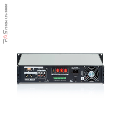 Трансляционный микшер-усилитель  PASystem LEV-500DC