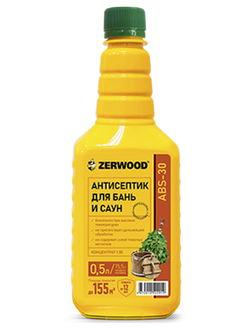 Антисептик 1:30 "Zerwood ABS-30" для саун и бань 0.5л