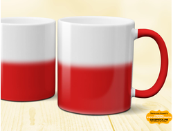 Кружка-хамелеон (красный)