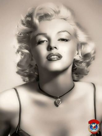 Marilyn Monroe, плакат (Ч/Б) 51,5х36 см.