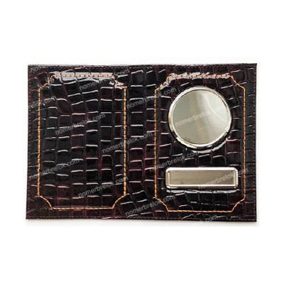 «КРОКОДИЛ» ОБЛОЖКА ДЛЯ АВТОДОКУМЕНТОВ В КОМПЛЕКТЕ С ЛИНЗАМИ. ЦВЕТ: СЛИВА