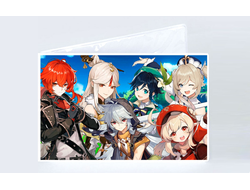 Обложка на зачетную книжку Genshin Impact, Геншин Импакт №5