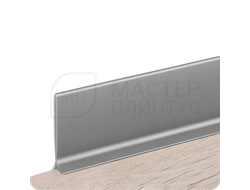 Плинтус алюминиевый Русский профиль, высота 60мм. длина 2.5м. цвет титан