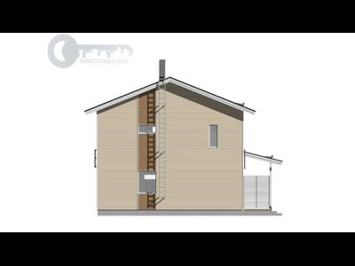 ДЖ-20 ЖИЛОЙ ДОМ: ГАБАРИТНЫЕ РАЗМЕРЫ: (12Х8М) 2 ЭТАЖА, ОБЩАЯ ПЛОЩАДЬ: 194М²