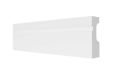 Молдинг Decor Dizain DD01, дюрополимерный, влагостойкий, под покраску, длина 2 м