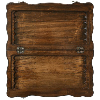 Шахматы с нардами, резные "Бриз" от мастера Карена Халеяна