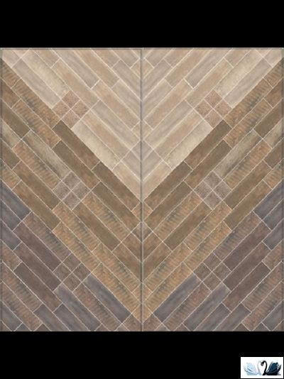 Керамогранит Керама марацци Браш Вуд коричневый 10 х 40 см, SG401200N, под дерево