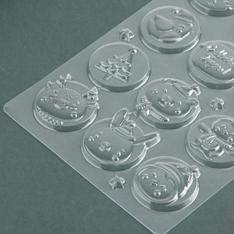 Форма для шоколада "Новогодняя", 21 х 14 см