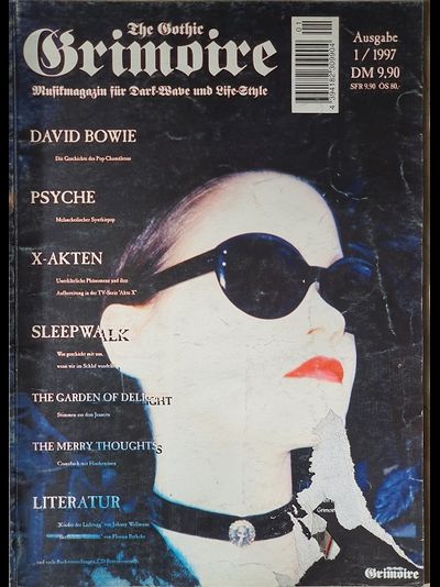 The Gothic Grimoire Magazine January 1997 David Bowie, Иностранные музыкальные журналы, Intpressshop