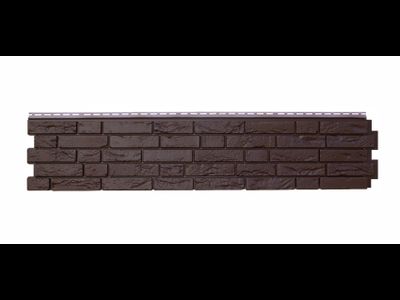 Фасадная панель "Демидовский кирпич", цвет арабика | ЯФасад