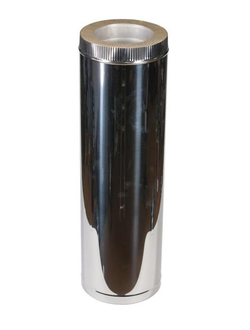 СЭНДВИЧ-ТРУБА 1 МЕТР (ВНУТРИ НЕРЖ. AISI 439 1ММ)