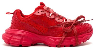 Balenciaga 3XL Fishnet Red