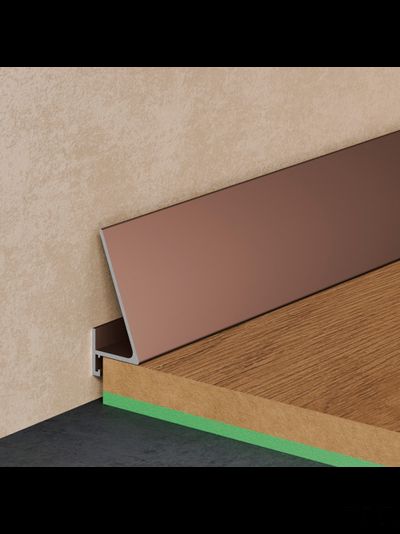 Плинтус Pro Design Corner 570 Анодированный коньяк