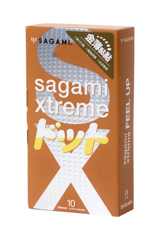 727/1 ПРЕЗЕРВАТИВЫ ЛАТЕКСНЫЕ SAGAMI XTREME FEEL UP №10, 19 СМ