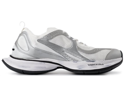 Balenciaga Circuit Sneakers White Silver