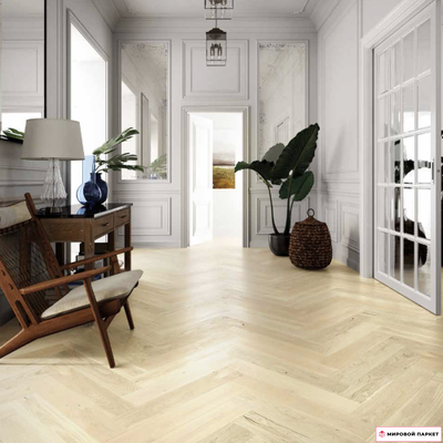 Паркетная доска Barlinek Дуб Bianco купить в интернет-магазине mirovoy-parquet.ru