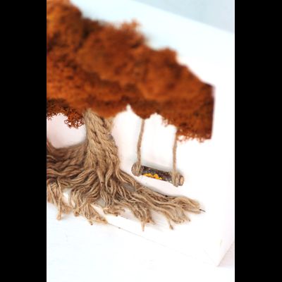 Новогодняя эко-картина № 1181