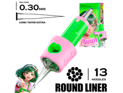 13 RLLT-X/0.30 - Round Liner Long Taper Extra - PEACH