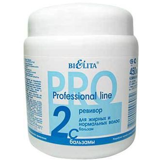 Белита Professional line Бальзам Ревивор для жирных и нормальных волос, 450 мл