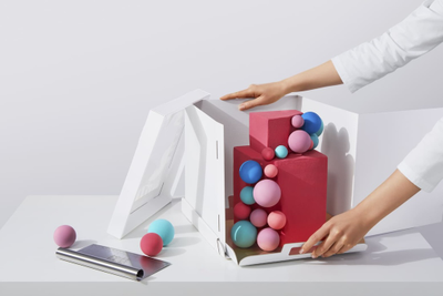 Коробка для торта с/о усиленная (белая, гофрокартон), 260*260*300мм