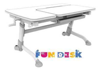 ПАРТА-ТРАНСФОРМЕР ДЛЯ ШКОЛЬНИКА FUNDESK AMARE - регулируемая столешница