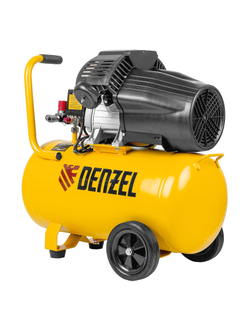 Компрессор воздушный DCV2200/50, прямой привод, 2.2 кВт, 50 литров, 380 л/мин Denzel