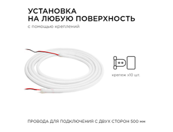 Светодиодная лента для бани и сауны 24В, 14,4Вт/м,  5м /Apeyron™/