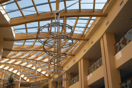 Зенитный фонарь, Международный университет в Москве