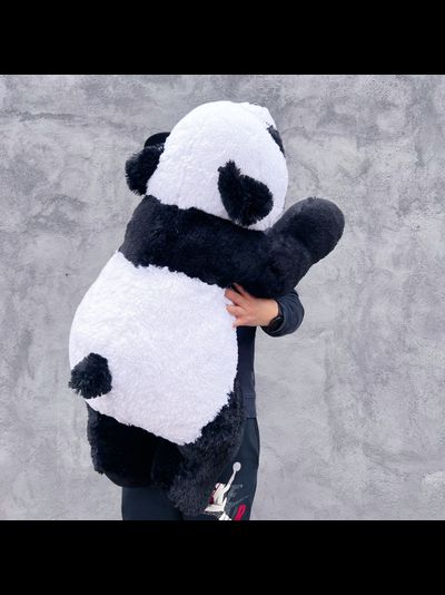 Плюшевая панда 110 см лежачая