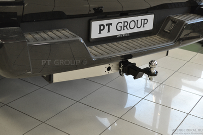 Фаркоп ТСУ /съемный квадрат/ с НЕРЖ накладкой GWM Poer King Kong 2022-