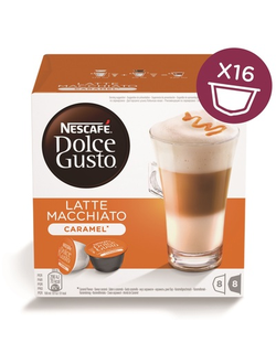 Капсулы для кофемашин Dolce Gusto Latte Macchiato Caramel