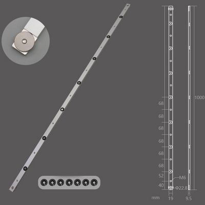 ПРОФИЛЬ-СЛАЙДЕР С РЕГУЛИРОВКОЙ 19 ММ (1.0 М)