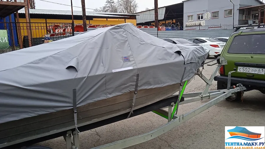 Тент на лодку WYATBOAT 430 MDC (кренолины)
