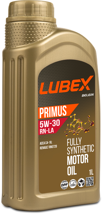 Синтетическое моторное масло &quot; LUBEX PRIMUS RN-LA&quot; 5W30, 1 л