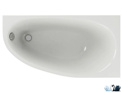 Ванна Azario Kapris 170x90 см AV.0061170, акриловая, правая асимметричной формы