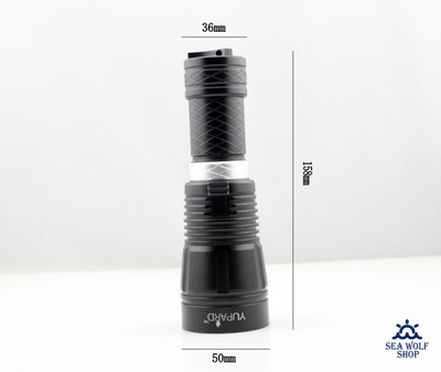 Фонарь подводный Yupard-B1 L2-1200Lm-белый 16,5см