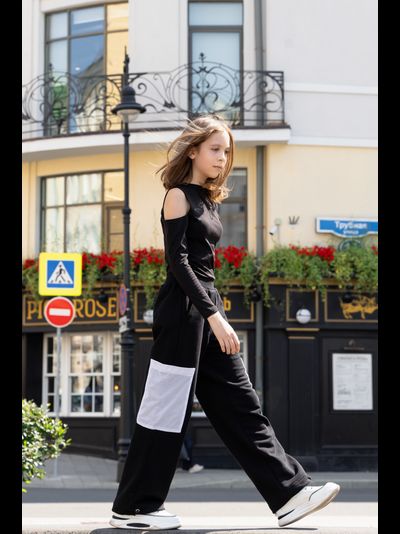 Боди с открытым плечом