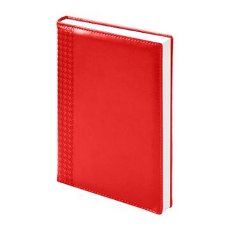 Ежедневник датированный 2021, красный, А5, 176л., Lozanna AZ1022/red