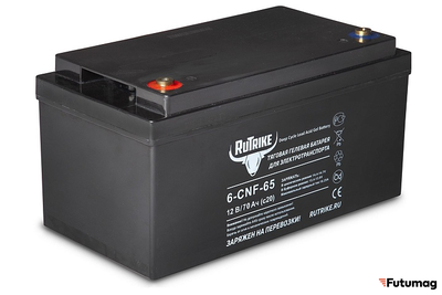 Тяговый аккумулятор RuTrike 6-CNF-65 (12V70A/H C20)