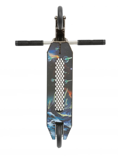 Самокат Комета Эфир S черный хром низ