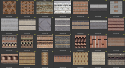 Кладка с узорами