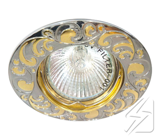 Спот (светильник) MR16 DL2005 хром-золото