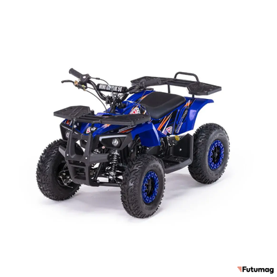 Детский квадроцикл MOTAX GRIZLIK MINI ES BW синий