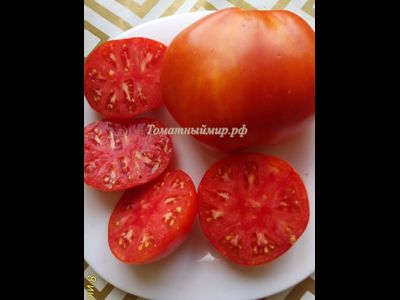 Томат Углерод + Бабушкино бычье сердце