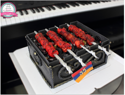 Торт "Мангал с шашлыками"