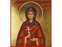 Дария (Дарья) Зайцева, Святая Преподобномученица, послушница. Рукописная православная икона.