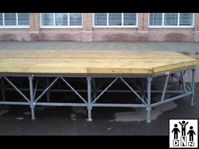 Подиум тяжелоатлетический 10х10м (усиленный) DNN