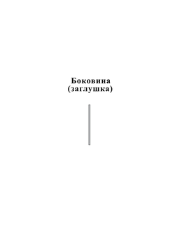 Рико Модуль Боковина (заглушка)